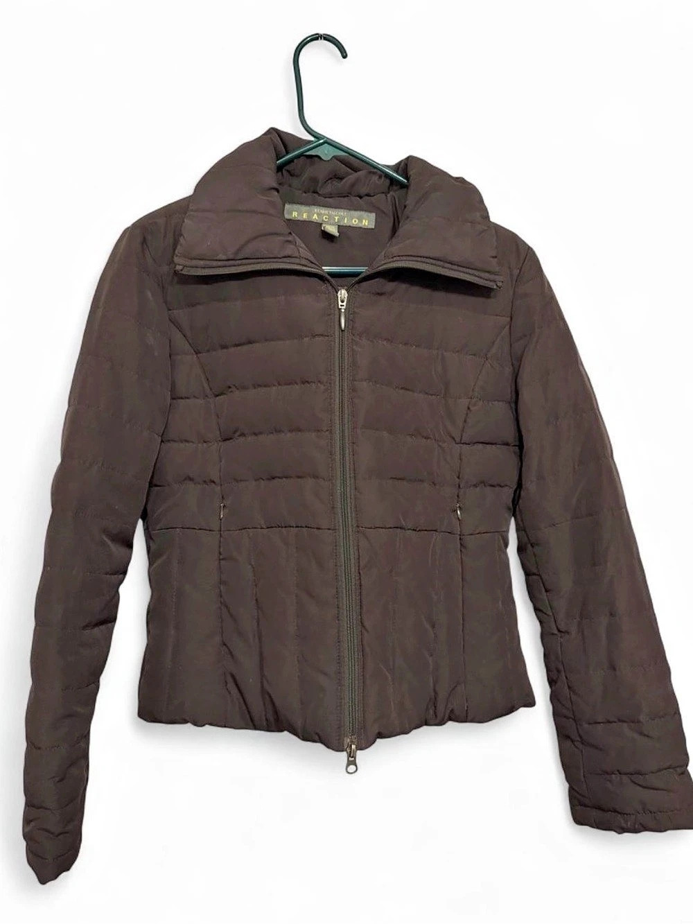 Kenneth Cole Reaction Women's Quilted Puffer Jacket Size Medium
